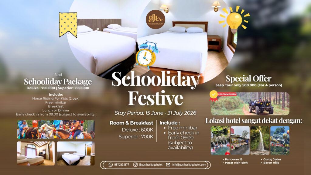 Promo Liburan di Guci